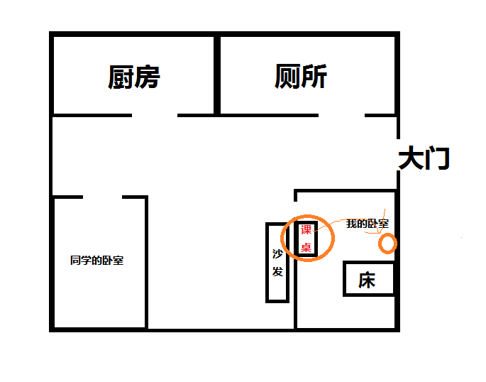 实习期间,租住的拆迁房发生的事情(事件一)