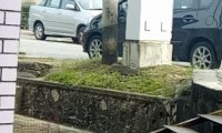 最近家里外墙和店门口都出现类似恶灵摸样的人脸图