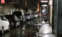 灵异照片:住宅楼旁众神显