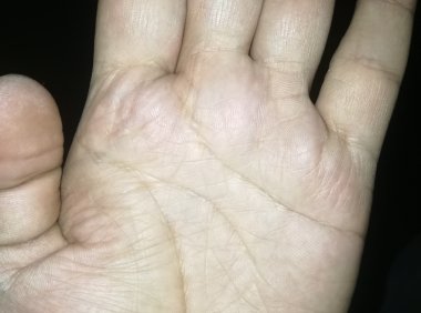 有真会看的吗?帮忙看下手相